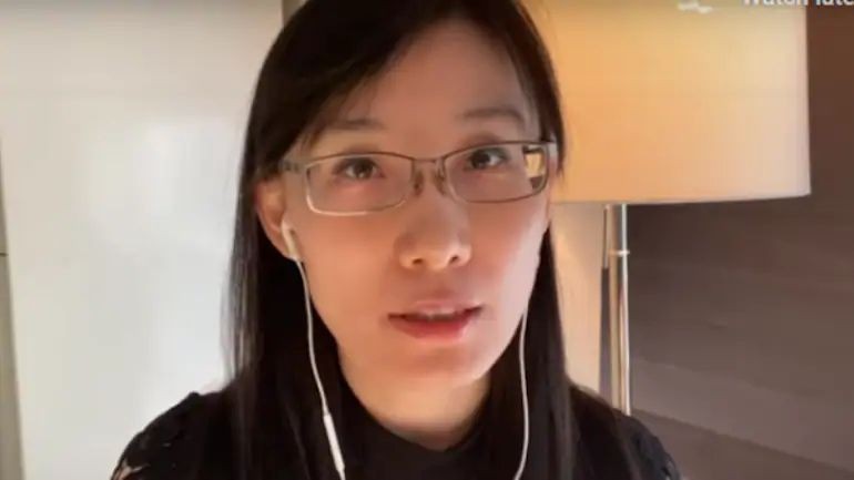 Chinese virologist Li-Meng Yan (Screen grab from YouTube video)